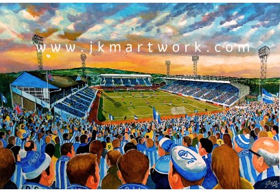 Hillsborough Stadium 'Yesteryear' Fine Art Print - Sheffield Wednesday FC